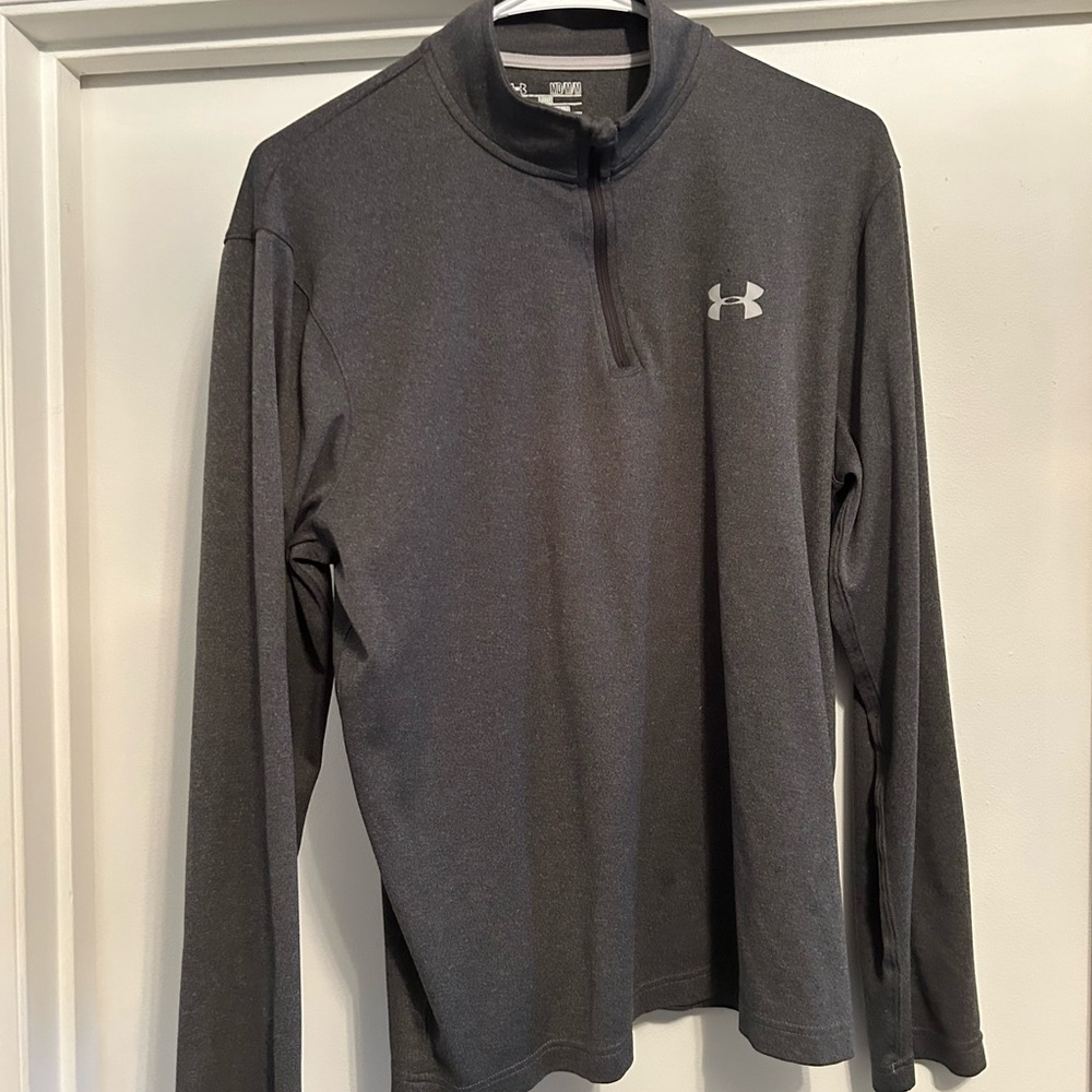 Under Armour Men's Charcoal Long Sleeve Tee
